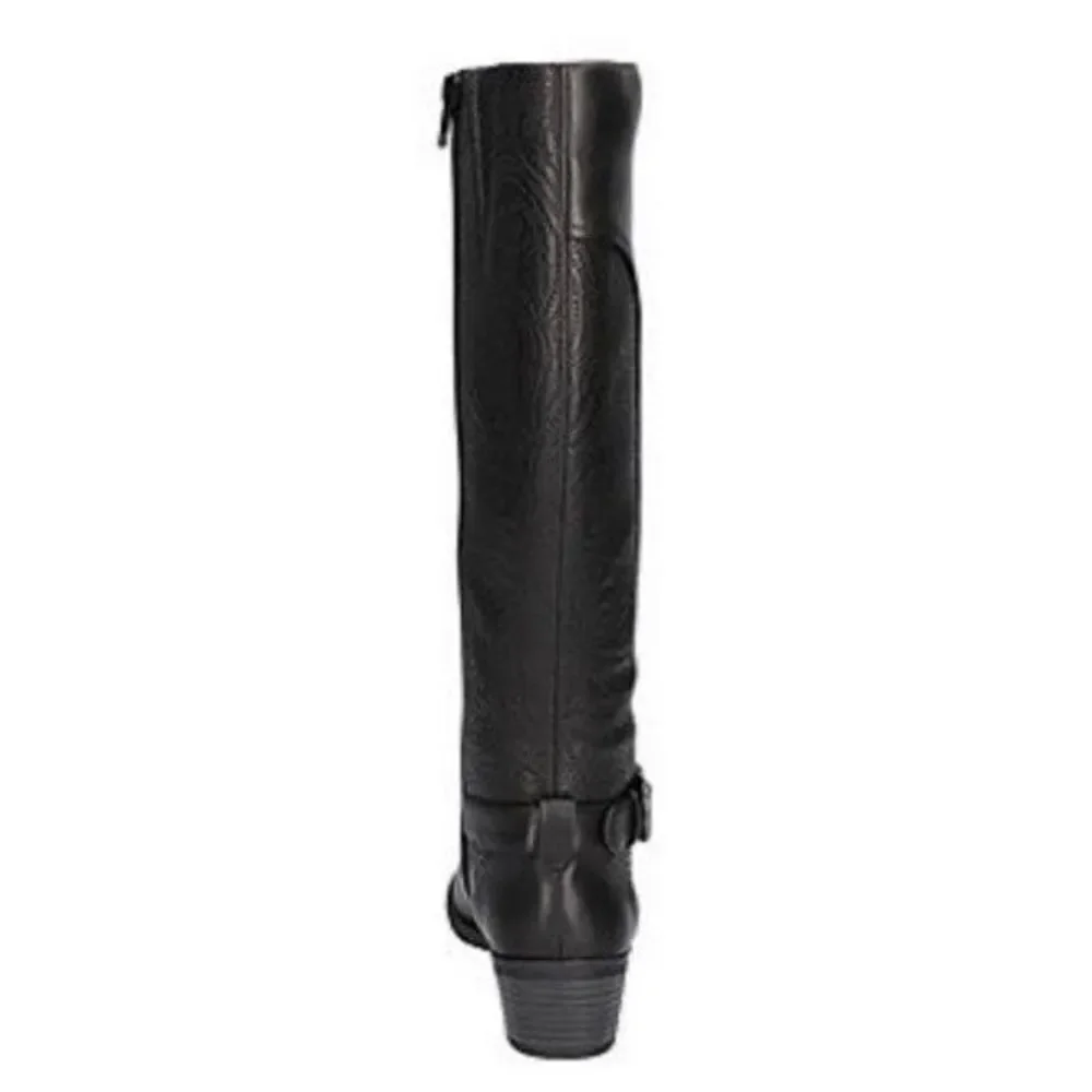 Easy Street Womens Luella Block Heel Riding Boots sz 9